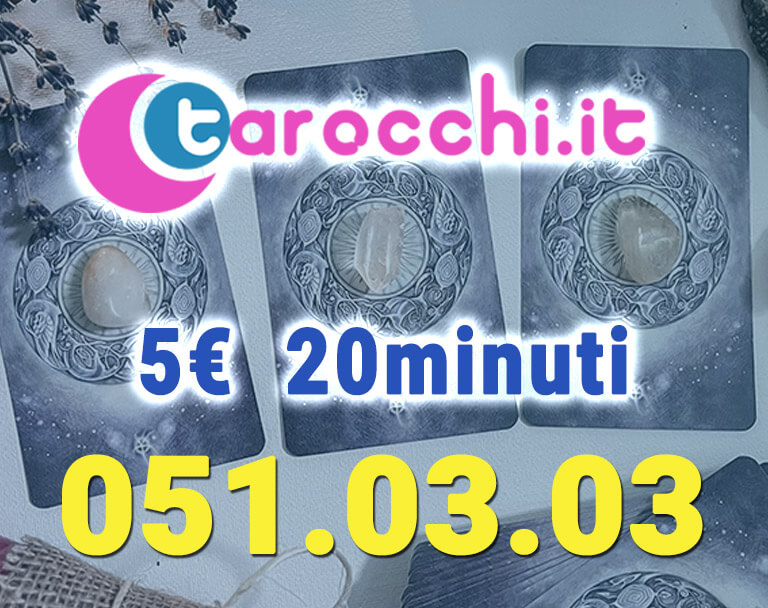 Tarocchi.it – cartomanzia e tarocchi al telefono a 0,25 €/min, numero 051 03 03