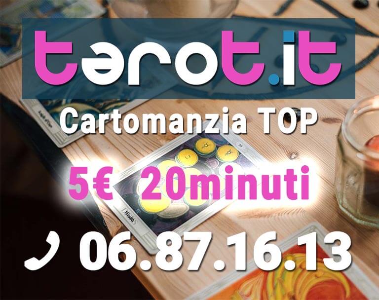 Tarot.it – lettura dei tarocchi al telefono a 0,25 €/min, numero 06 87 16 13